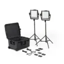 Litepanels Astra IP 1x1 - Traveler Duo GM&VM Kit (Standard Yoke, UK Power Cable)