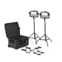 Litepanels Astra IP Half - Traveler Trio GM&VM Kit (Standard Yoke, EU Power Cable)