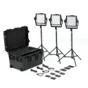 Litepanels Astra IP 1x1 - Traveler Trio GM&VM Kit (Standard Yoke, EU Power Cable)